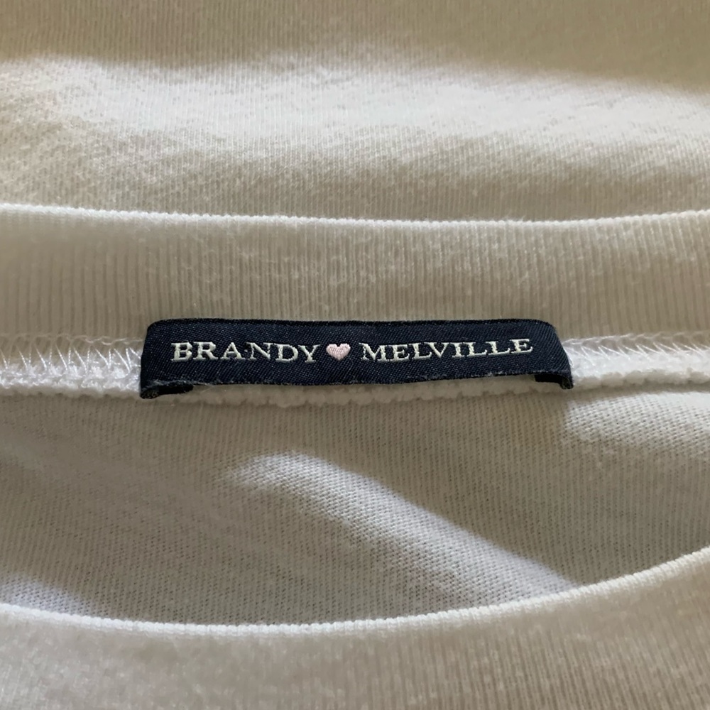 Brandy Melville Striped Long Sleeve Tee - Picture 2 of 5